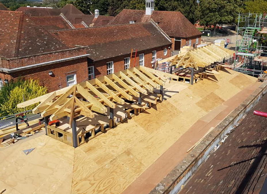 Bespoke timber frame design service in Hampshire